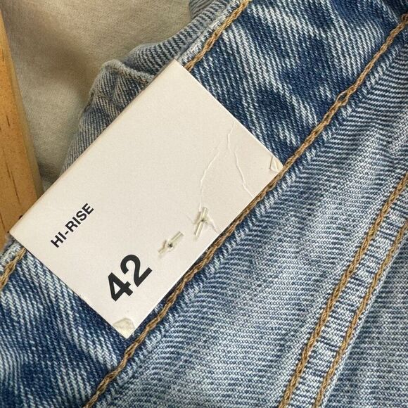 Zara Shorts Women's 10 Blue Cut Off Hi-Rise Denim NWT - Picture 5 of 11